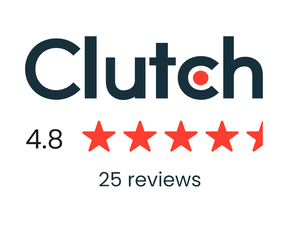 Clutch reviews rating graphic